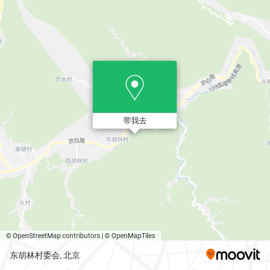 东胡林村委会地图