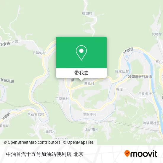 中油首汽十五号加油站便利店地图