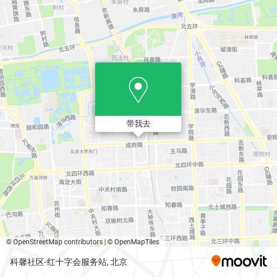 科馨社区-红十字会服务站地图