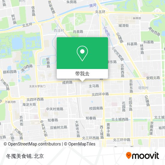 冬魇美食铺地图