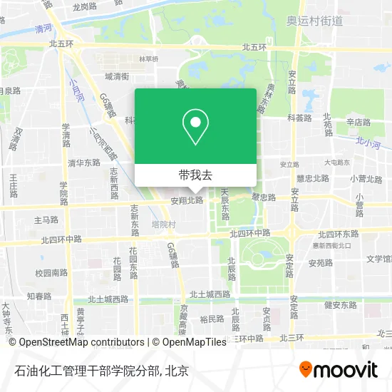 石油化工管理干部学院分部地图