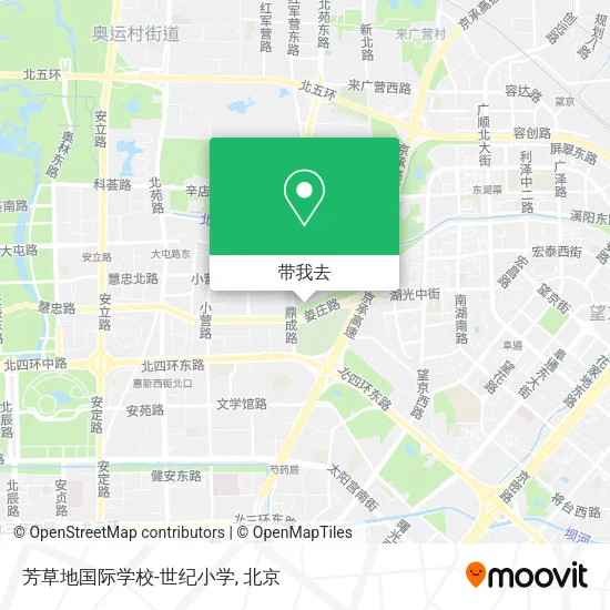 芳草地国际学校-世纪小学地图