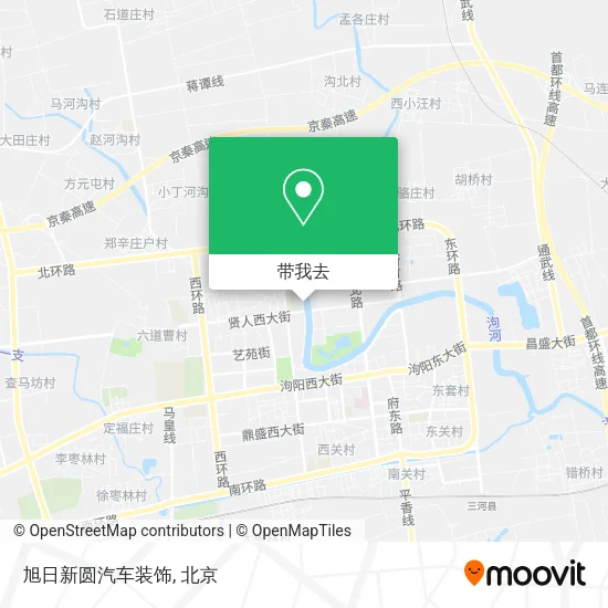 旭日新圆汽车装饰地图