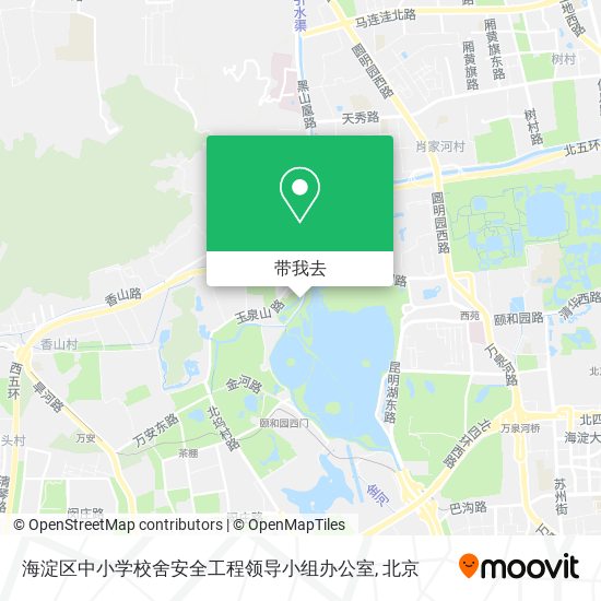海淀区中小学校舍安全工程领导小组办公室地图