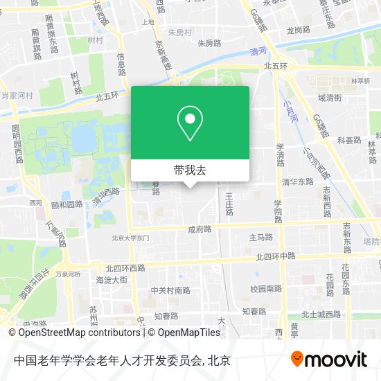 中国老年学学会老年人才开发委员会地图
