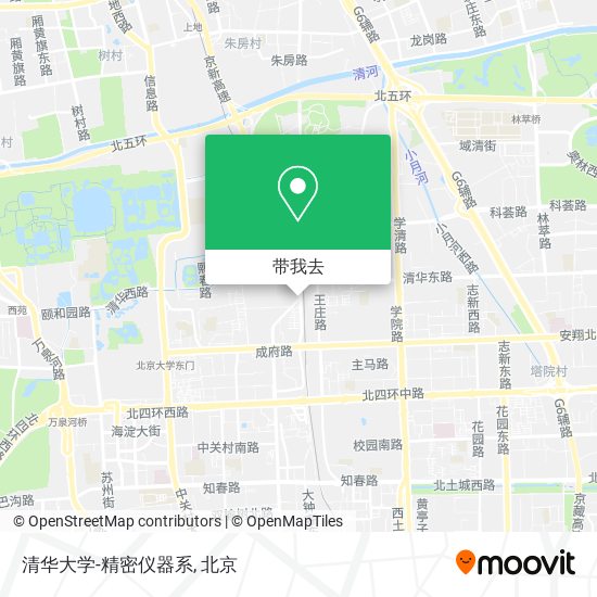 清华大学-精密仪器系地图