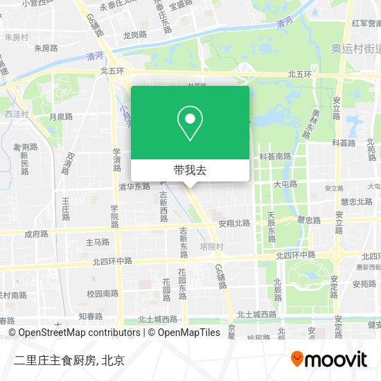 二里庄主食厨房地图