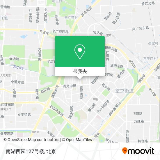 南湖西园127号楼地图