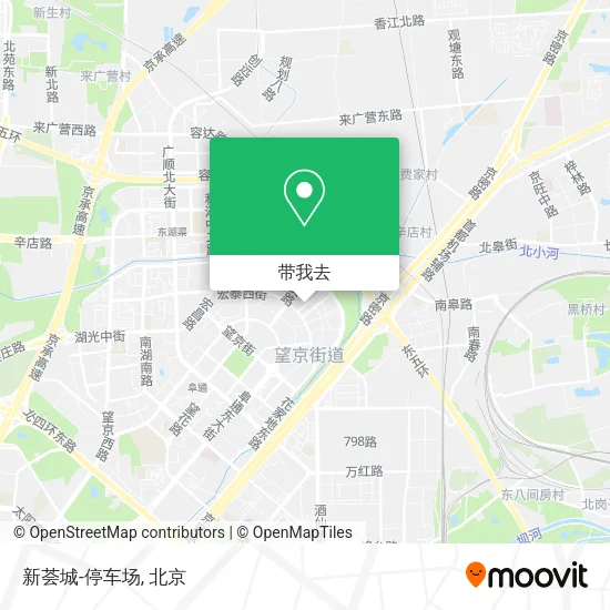 新荟城-停车场地图