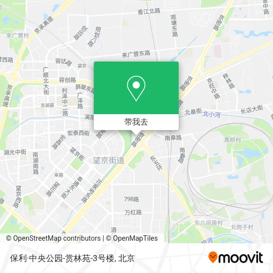 保利·中央公园-赏林苑-3号楼地图