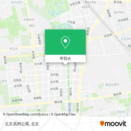北京高档公寓地图