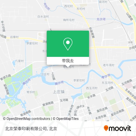 北京荣泰印刷有限公司地图