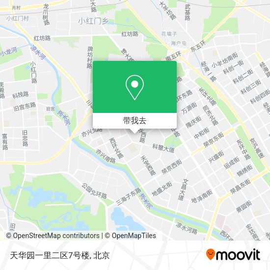 天华园一里二区7号楼地图