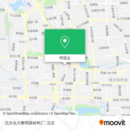 北京化大黎明膜材料厂地图