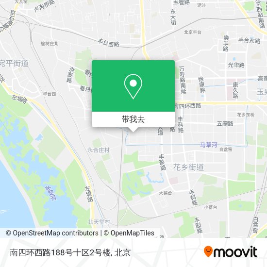 南四环西路188号十区2号楼地图