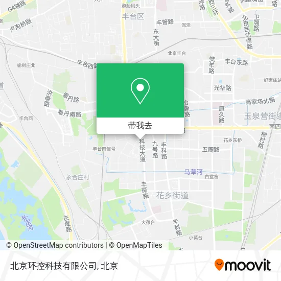 北京环控科技有限公司地图