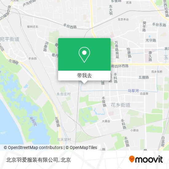 北京羽爱服装有限公司地图