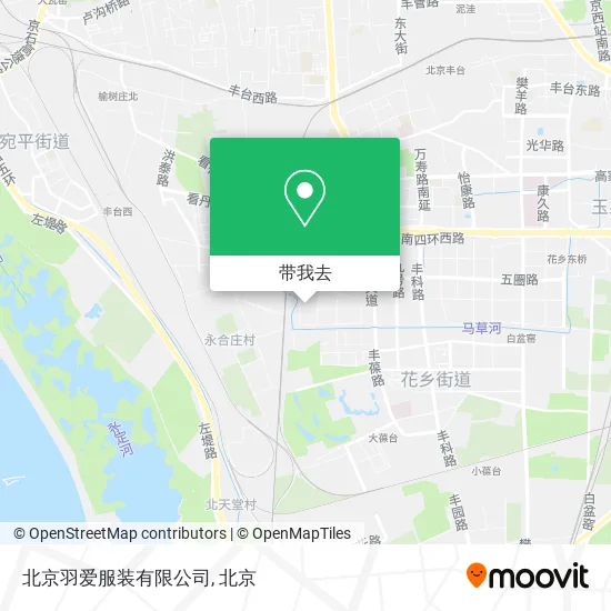 北京羽爱服装有限公司地图