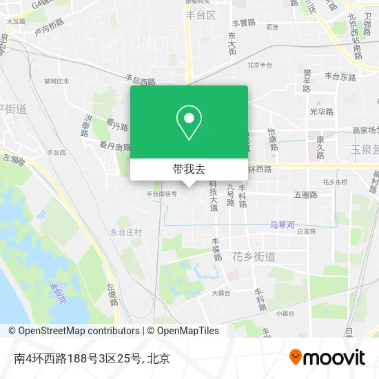 南4环西路188号3区25号地图