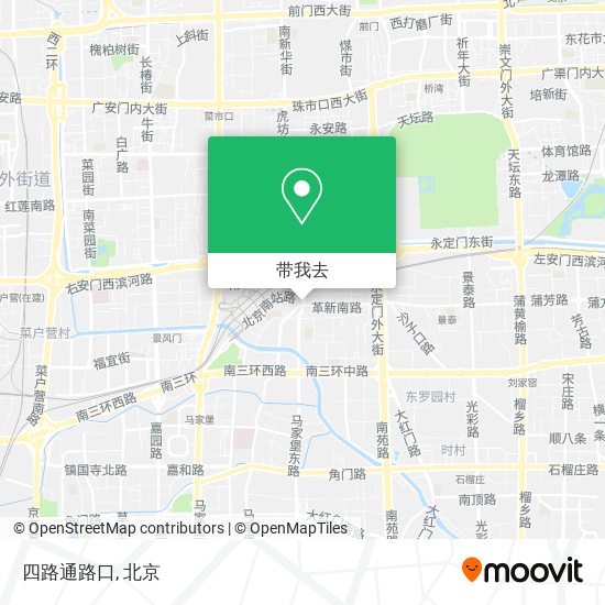 四路通路口地图