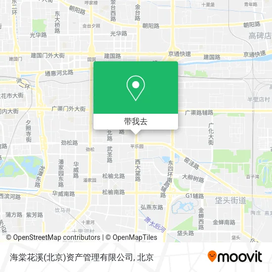 海棠花溪(北京)资产管理有限公司地图