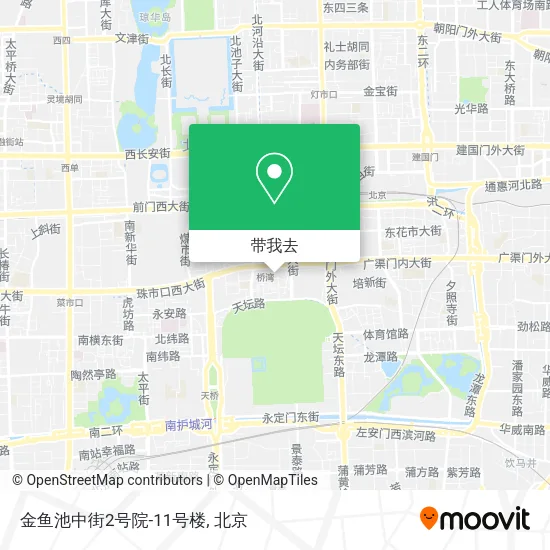 金鱼池中街2号院-11号楼地图