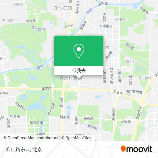 仰山路东口地图