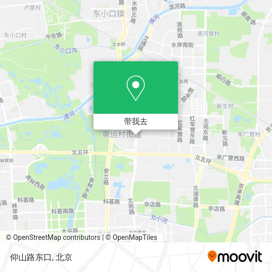 仰山路东口地图