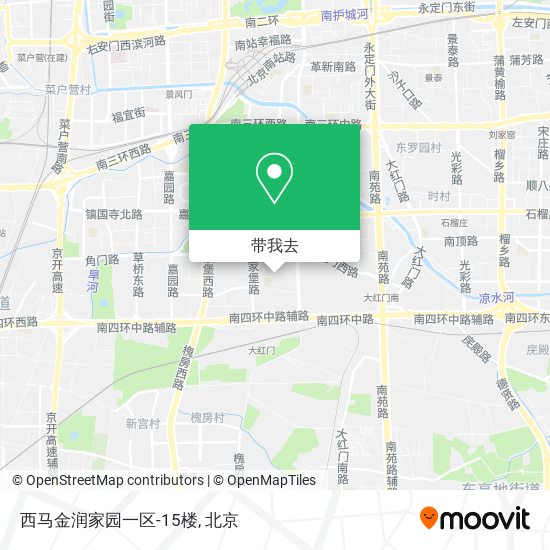 西马金润家园一区-15楼地图