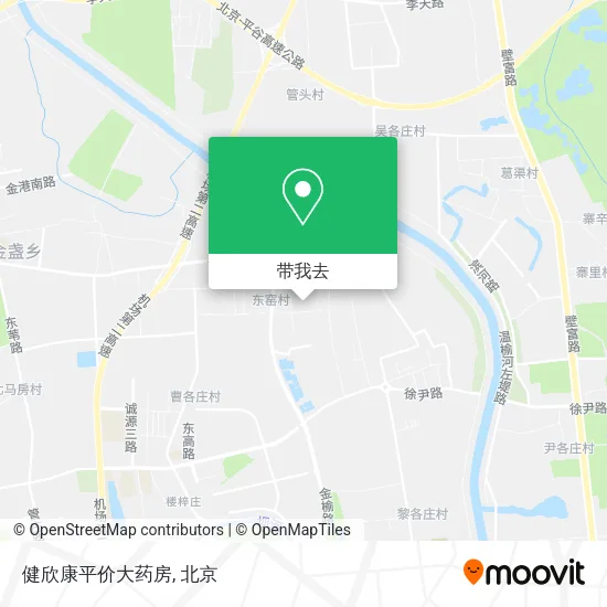 健欣康平价大药房地图