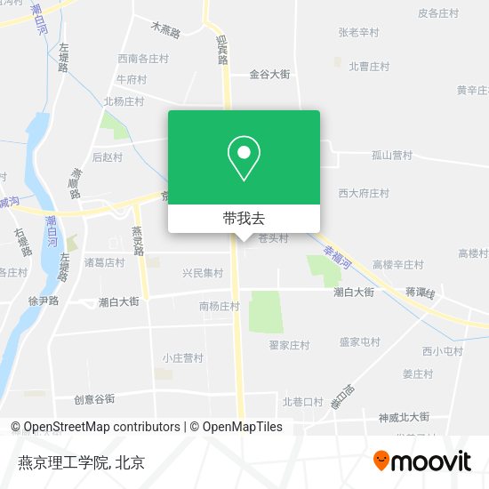 燕京理工学院地图