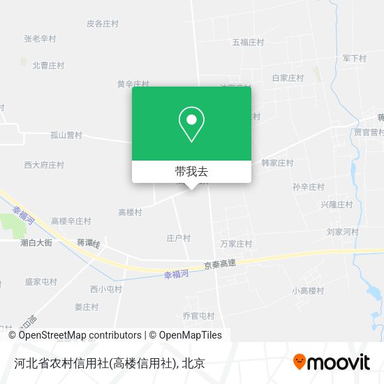 河北省农村信用社(高楼信用社)地图