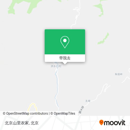 北京山里农家地图
