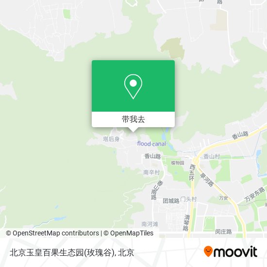北京玉皇百果生态园(玫瑰谷)地图