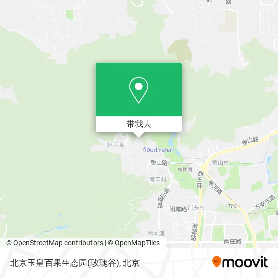 北京玉皇百果生态园(玫瑰谷)地图
