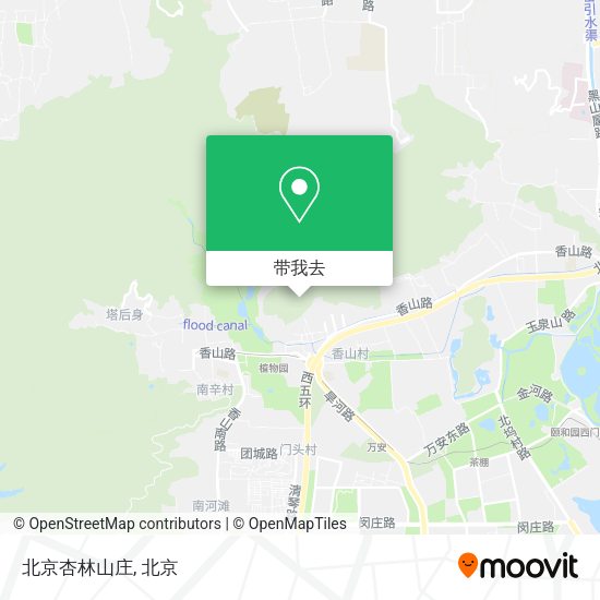 北京杏林山庄地图