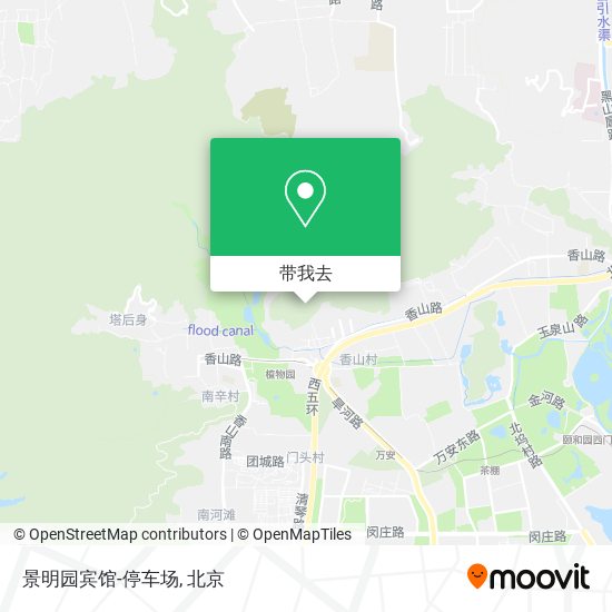 景明园宾馆-停车场地图