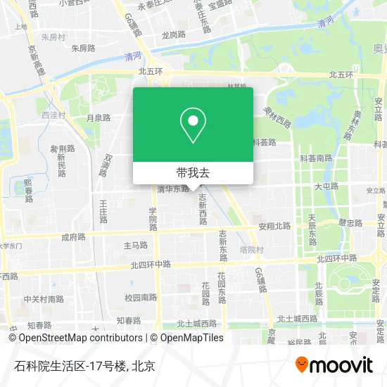 石科院生活区-17号楼地图