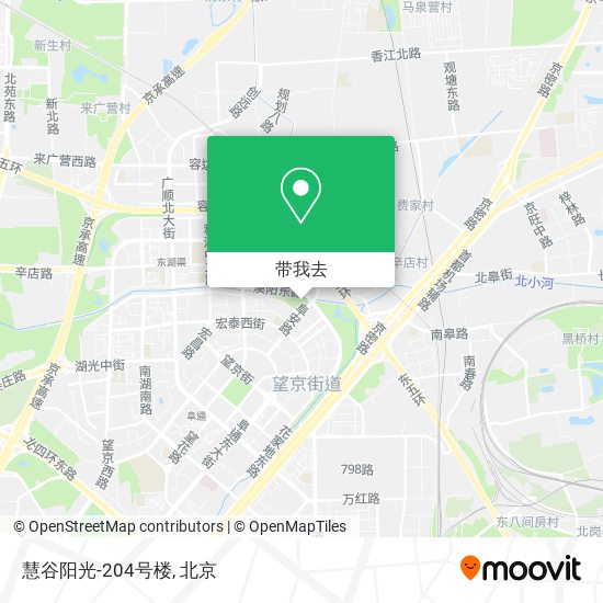 慧谷阳光-204号楼地图