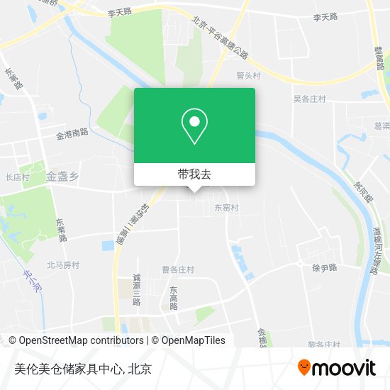 美伦美仓储家具中心地图