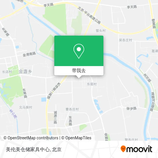 美伦美仓储家具中心地图