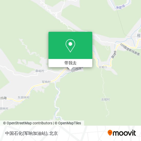 中国石化(军响加油站)地图
