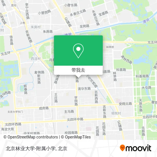 北京林业大学-附属小学地图