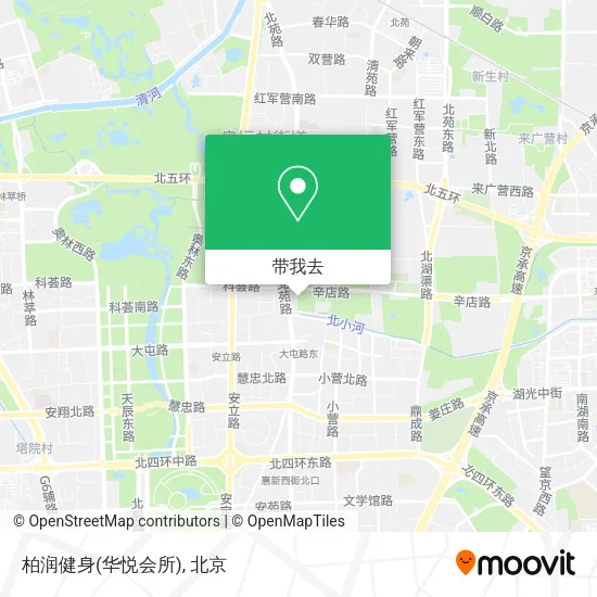 柏润健身(华悦会所)地图