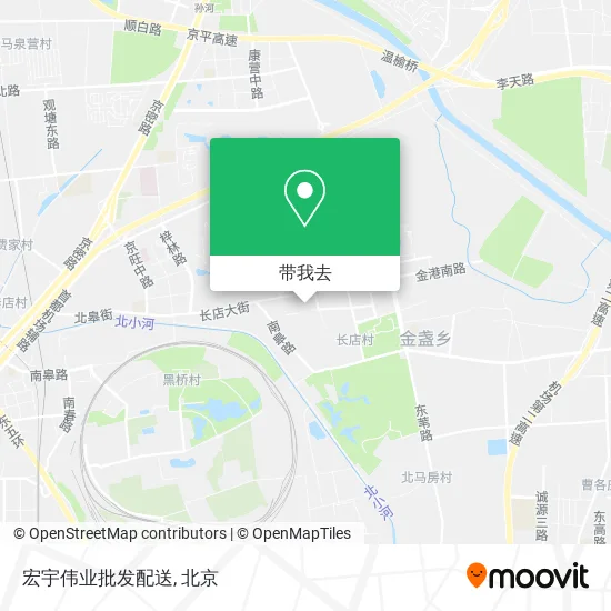 宏宇伟业批发配送地图