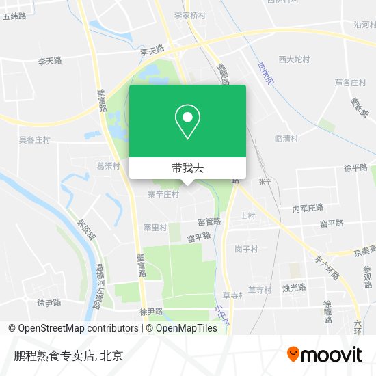 鹏程熟食专卖店地图
