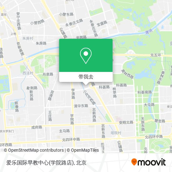 爱乐国际早教中心(学院路店)地图