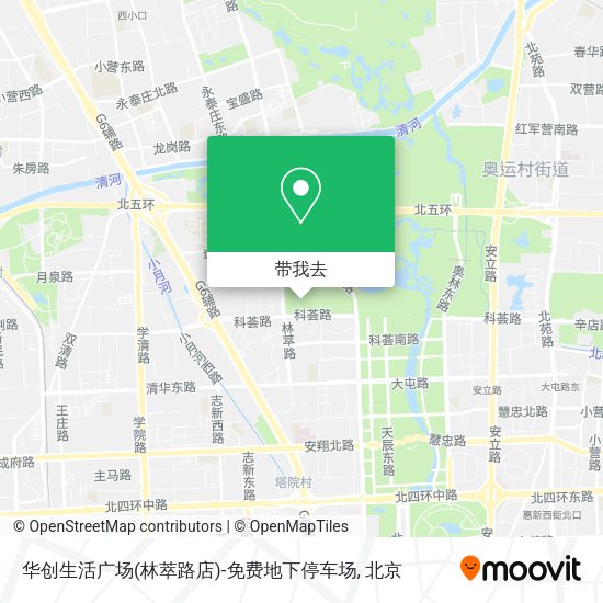 华创生活广场(林萃路店)-免费地下停车场地图