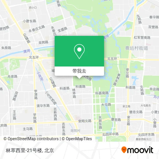 林萃西里-21号楼地图