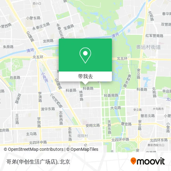 哥弟(华创生活广场店)地图